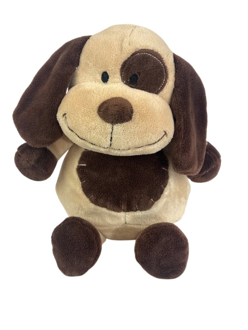 Kellytoy Plush Brown Tan Dog Stuffed Animal Toy Soft Cozy Cuddly Pre-Owned